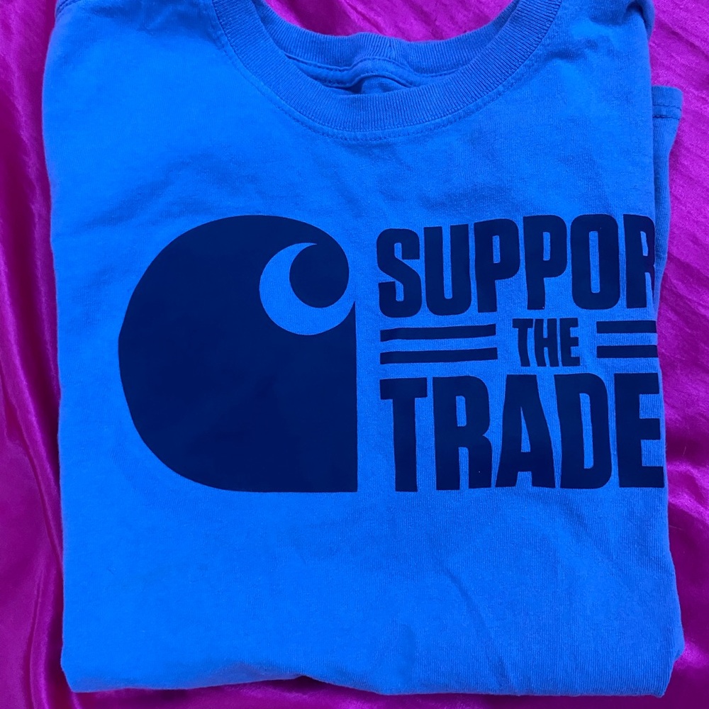 Carhartt Blue Support the Trade Tee